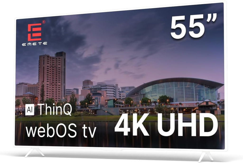 EMETE 55″ Frameless UHD Smart WebOS TV