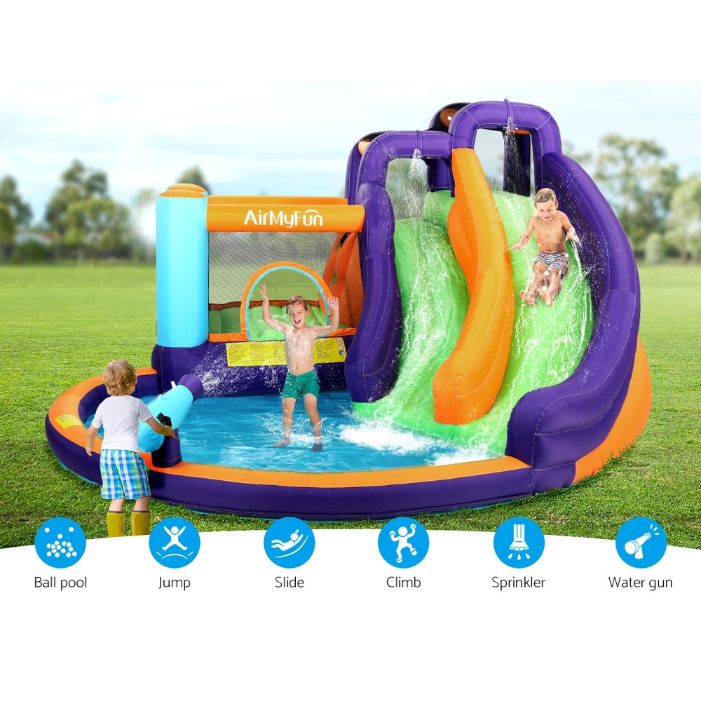AirMyFun Inflatable Water Park - Double Slide