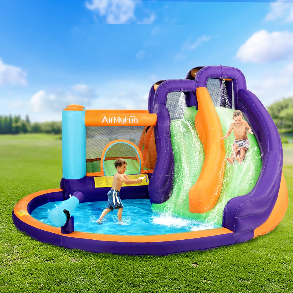 AirMyFun Inflatable Water Park - Double Slide