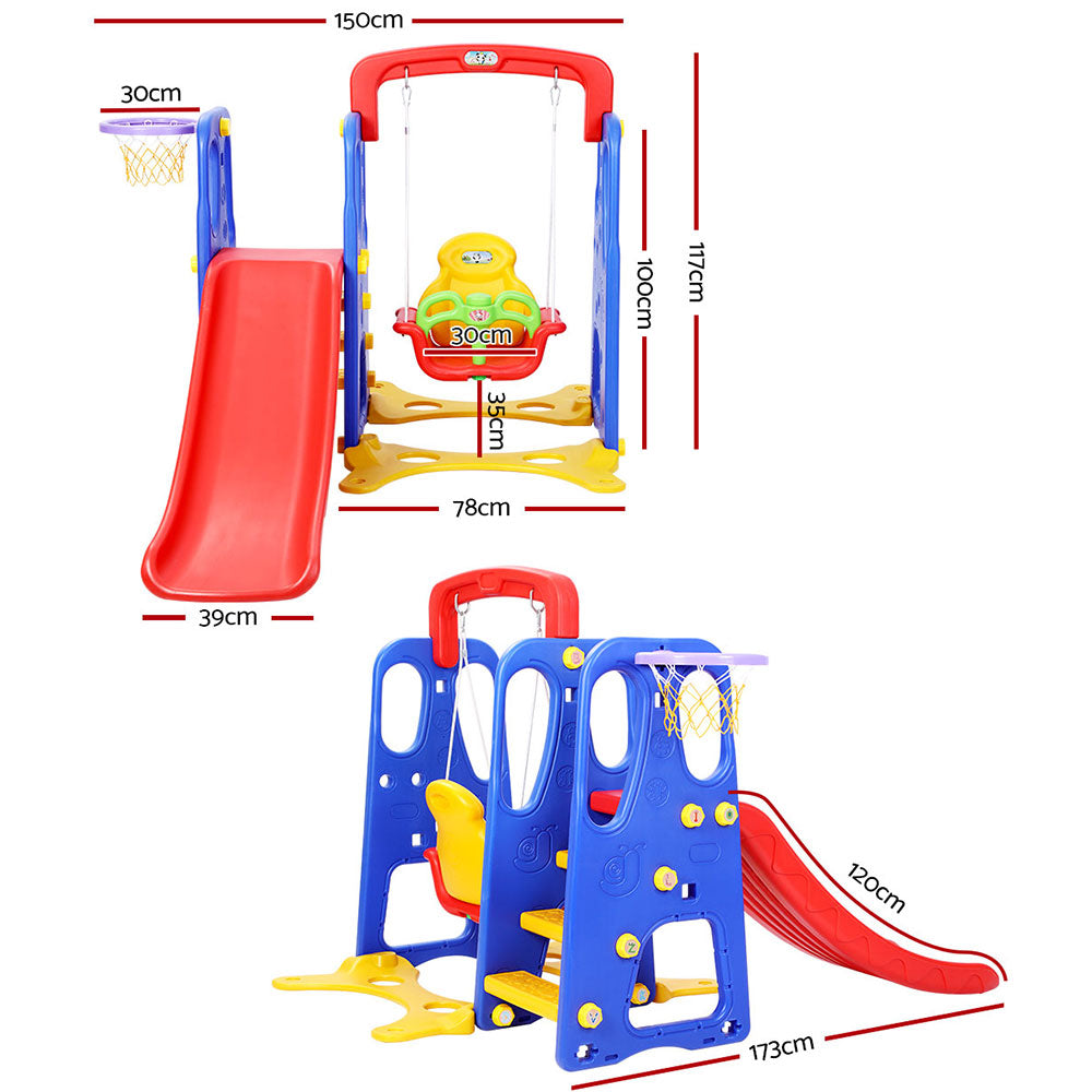 Keezi Slide and Swing Set