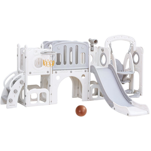 Keezi 4-in-1 play set - Grey