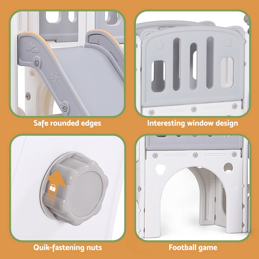 Keezi 4-in-1 play set - Grey