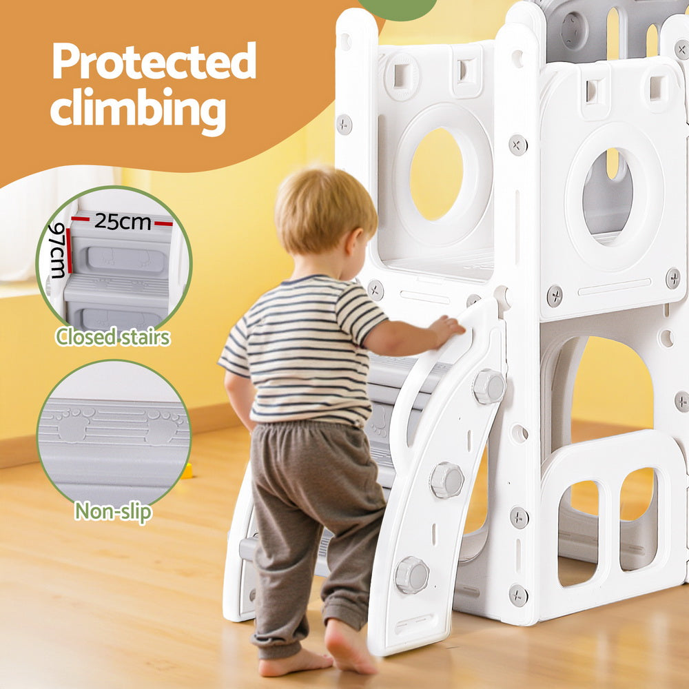 Keezi 3-in-1 play set - Grey