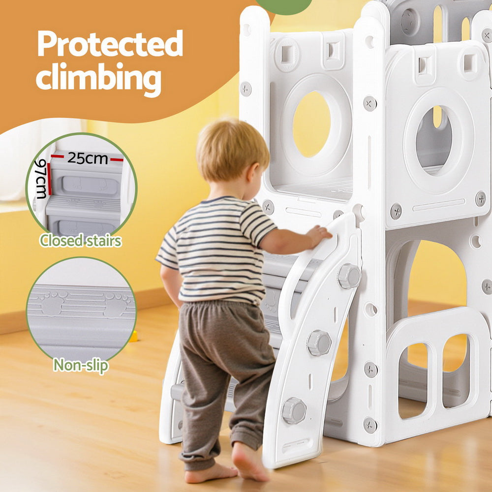 Keezi 3-in-1 play set - Grey