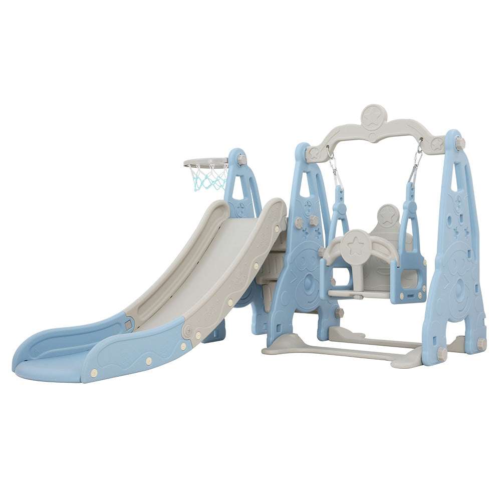 Keezi Slide and Swing Set - Blue