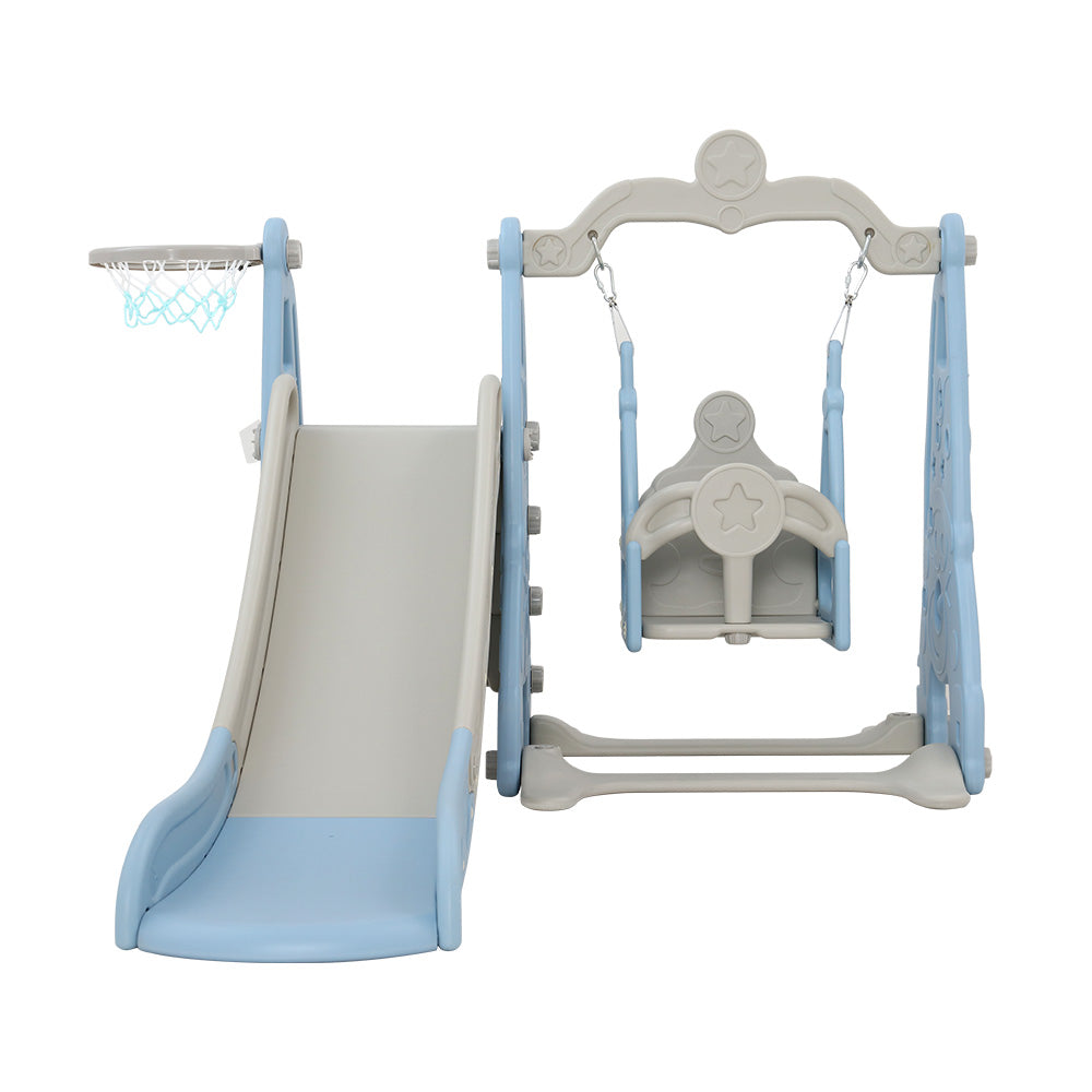 Keezi Slide and Swing Set - Blue