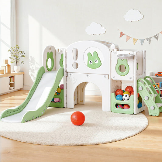 Keezi 3-in-1 play set - Green