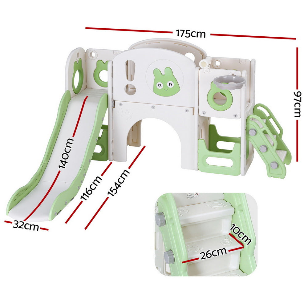 Keezi 3-in-1 play set - Green