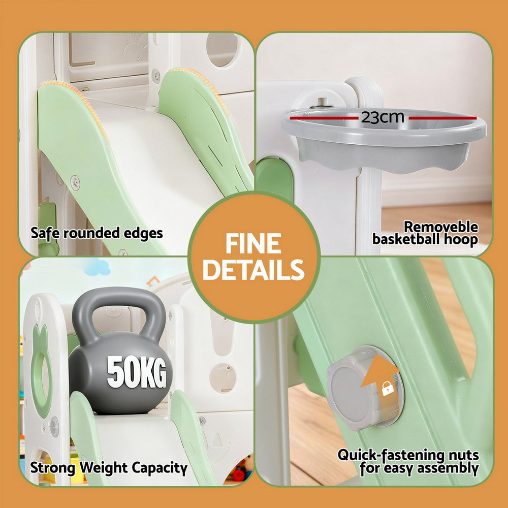 Keezi 3-in-1 play set - Green
