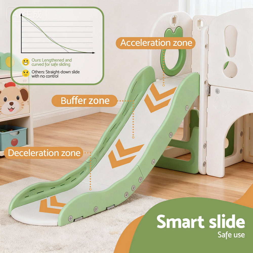 Keezi 3-in-1 play set - Green