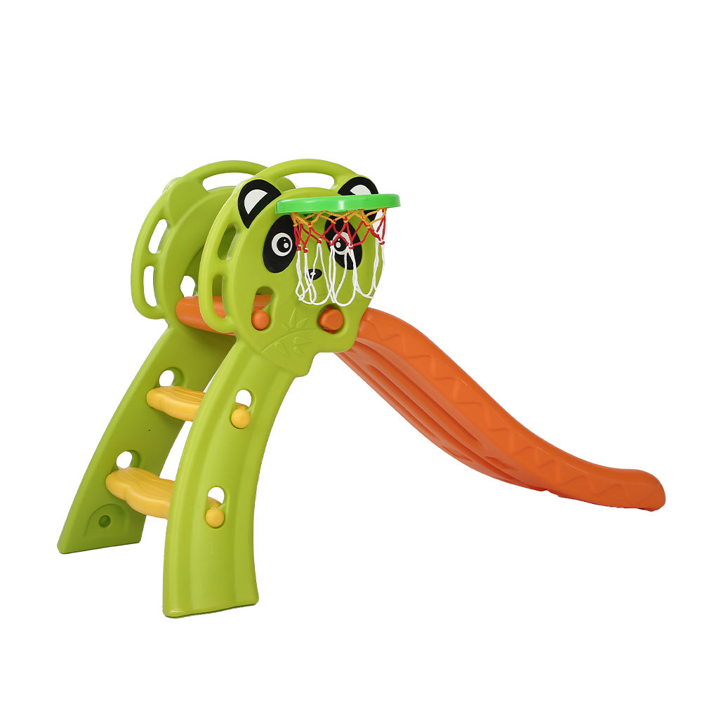 Keezi Slide and Basketball Hoop - Orange