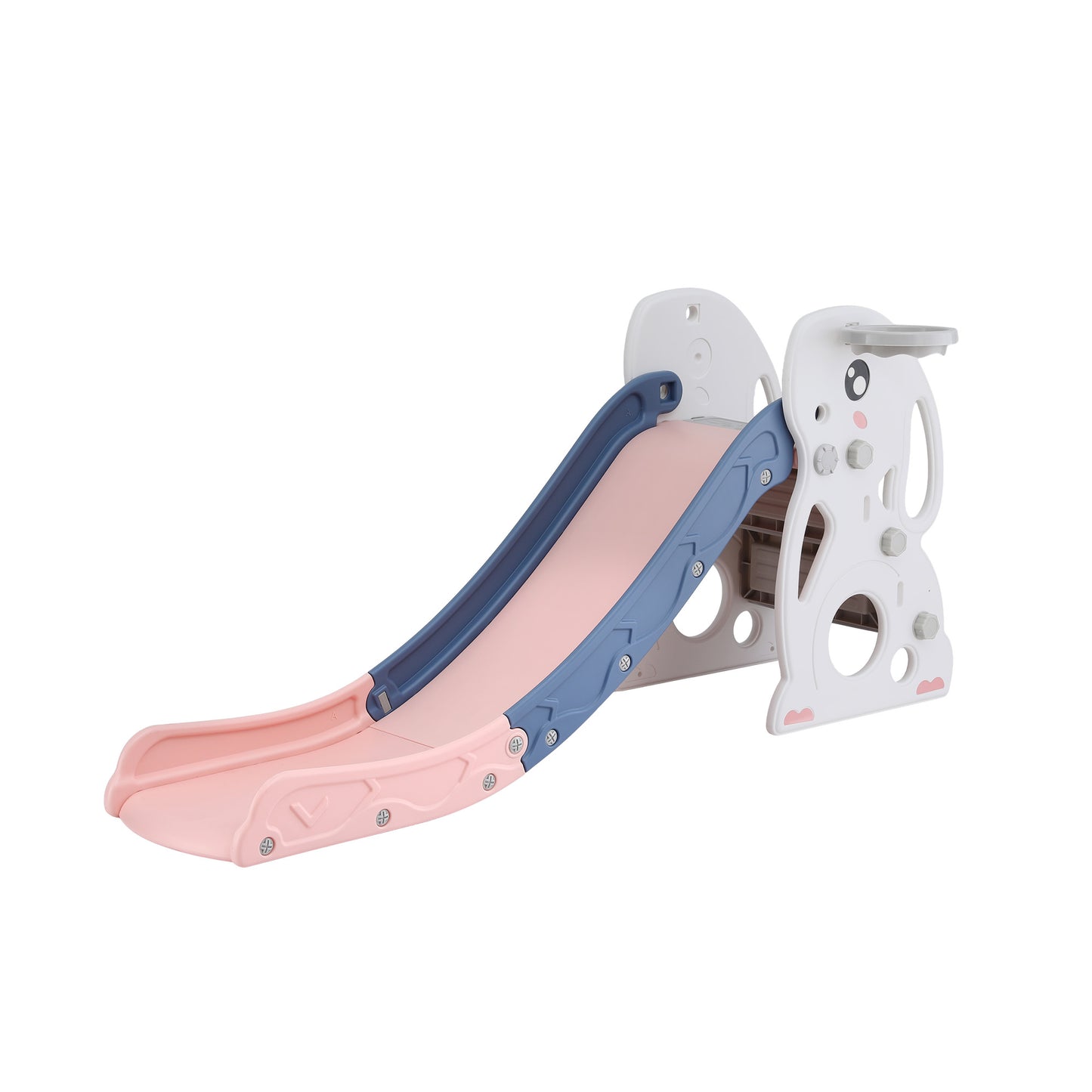 Keezi Rabbit Slide - Pink