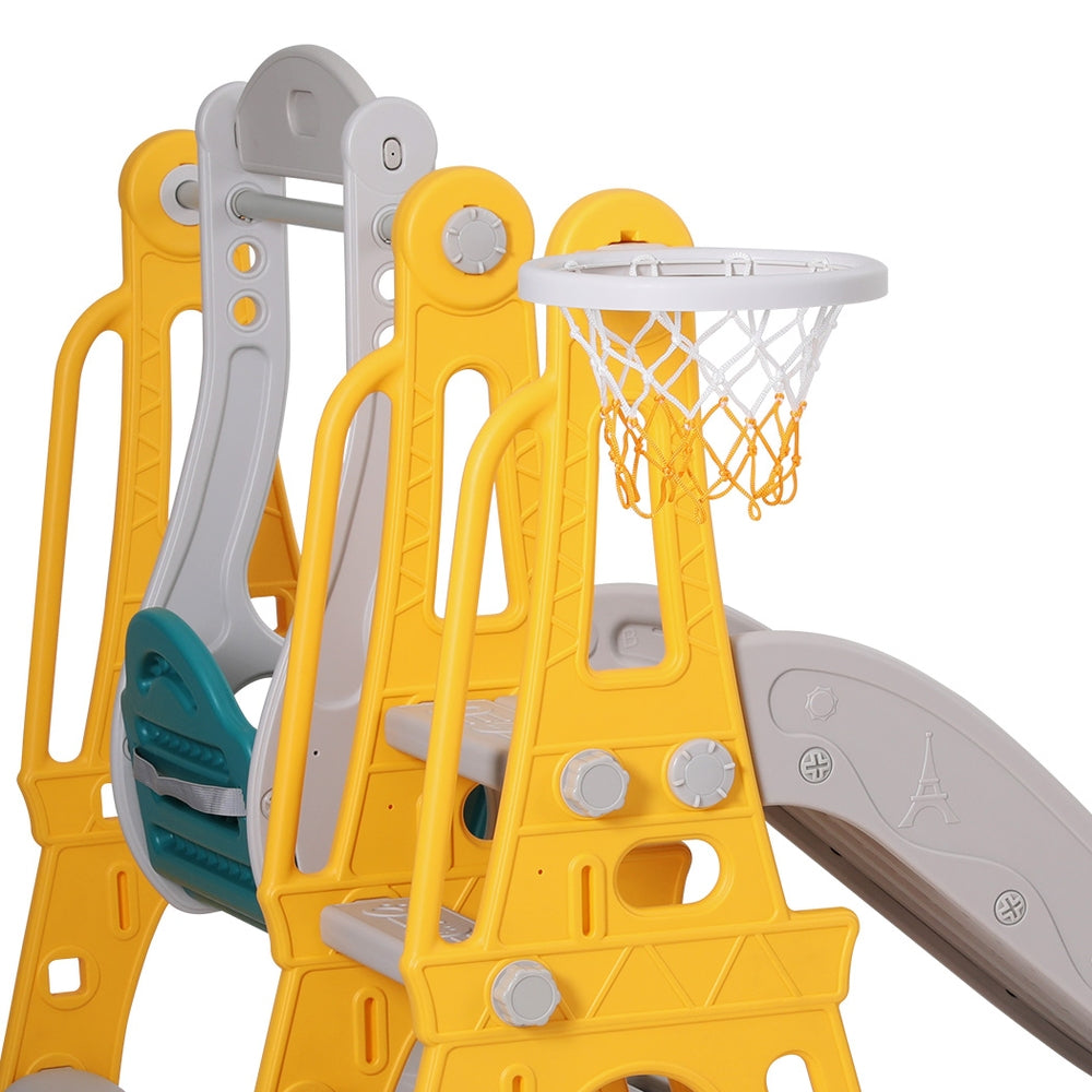 Keezi Slide and Swing Set - Green