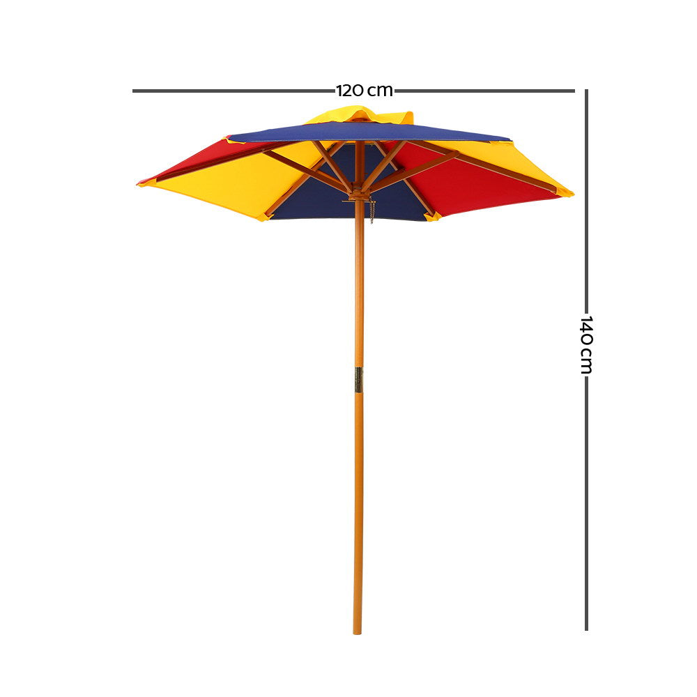 Keezi Kids Outdoor Table Set with Umbrella