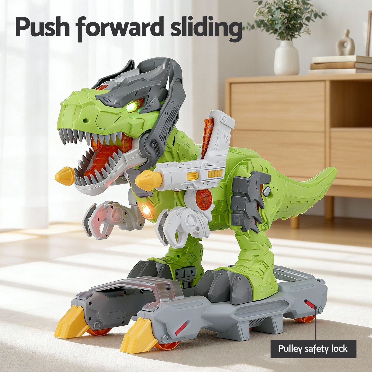 Ride-On Toy Dinosaur Car
