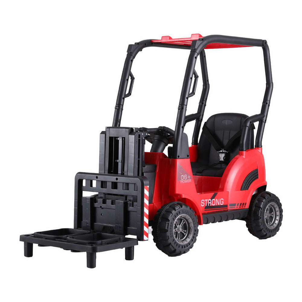 Ride-On Electric Forklift Loader 12V Red