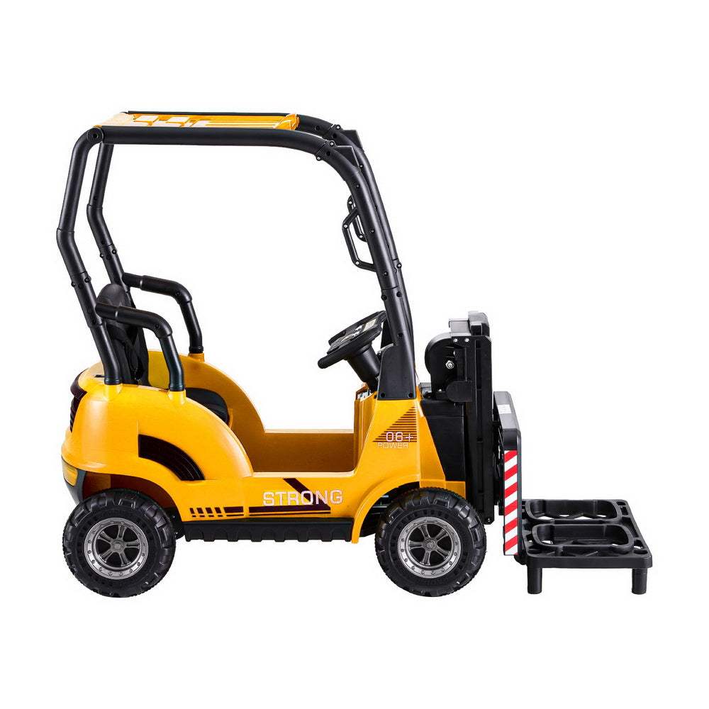 Ride-On Electric Forklift Loader 12V Yellow