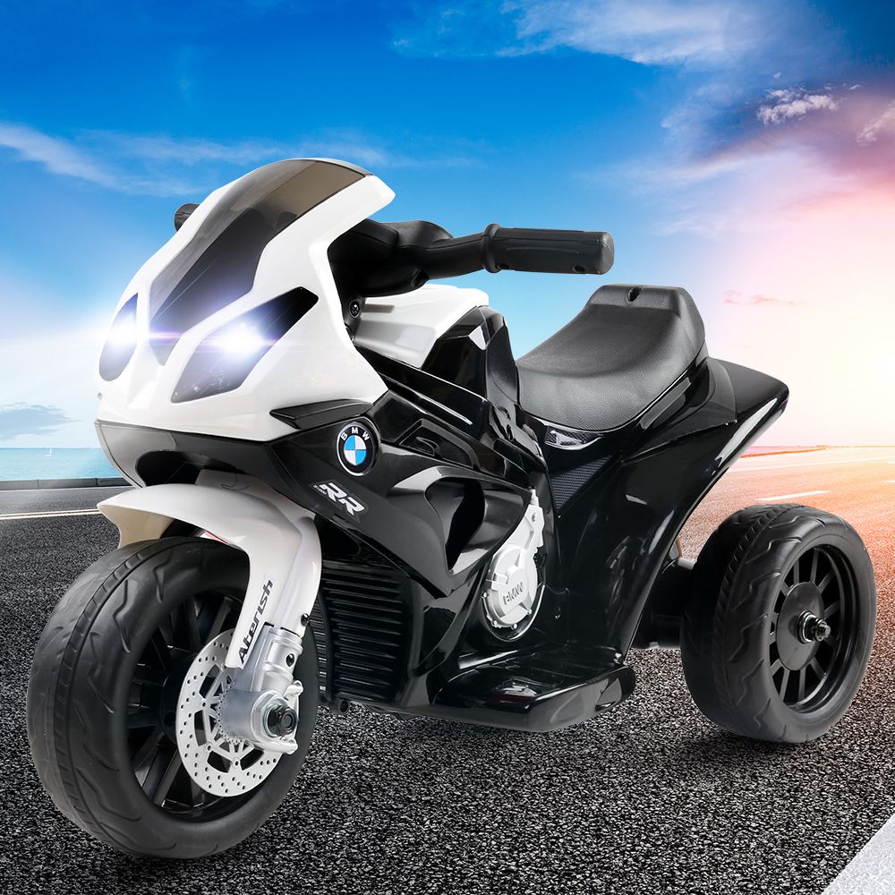 Kids Ride On Car Electric Ride On Cars Motorcycle Motorbike BMW Licensed S1000RR Black