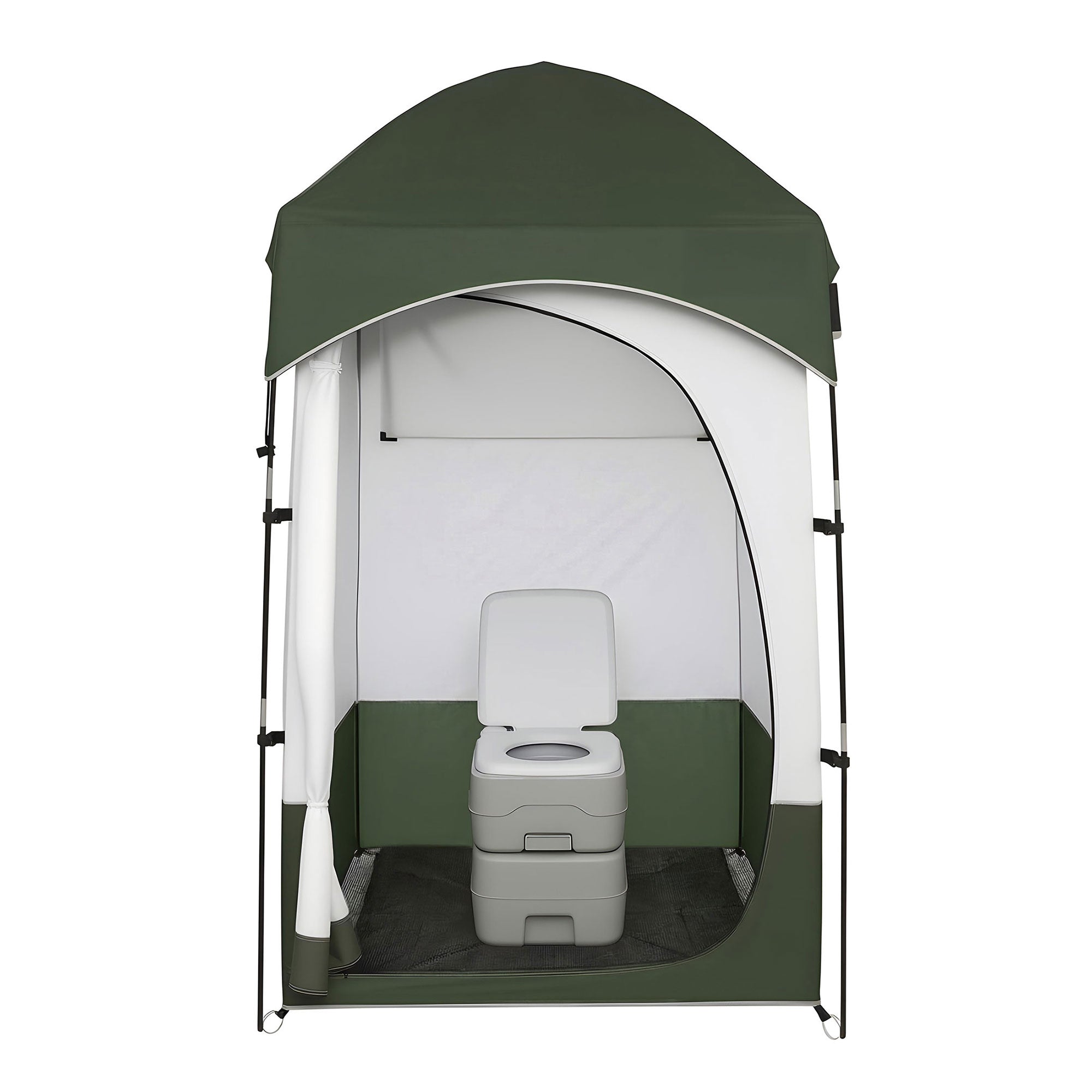Weisshorn 20L Portable Camping Toilet Shower Tent Changing Room Outdoor Loo Set