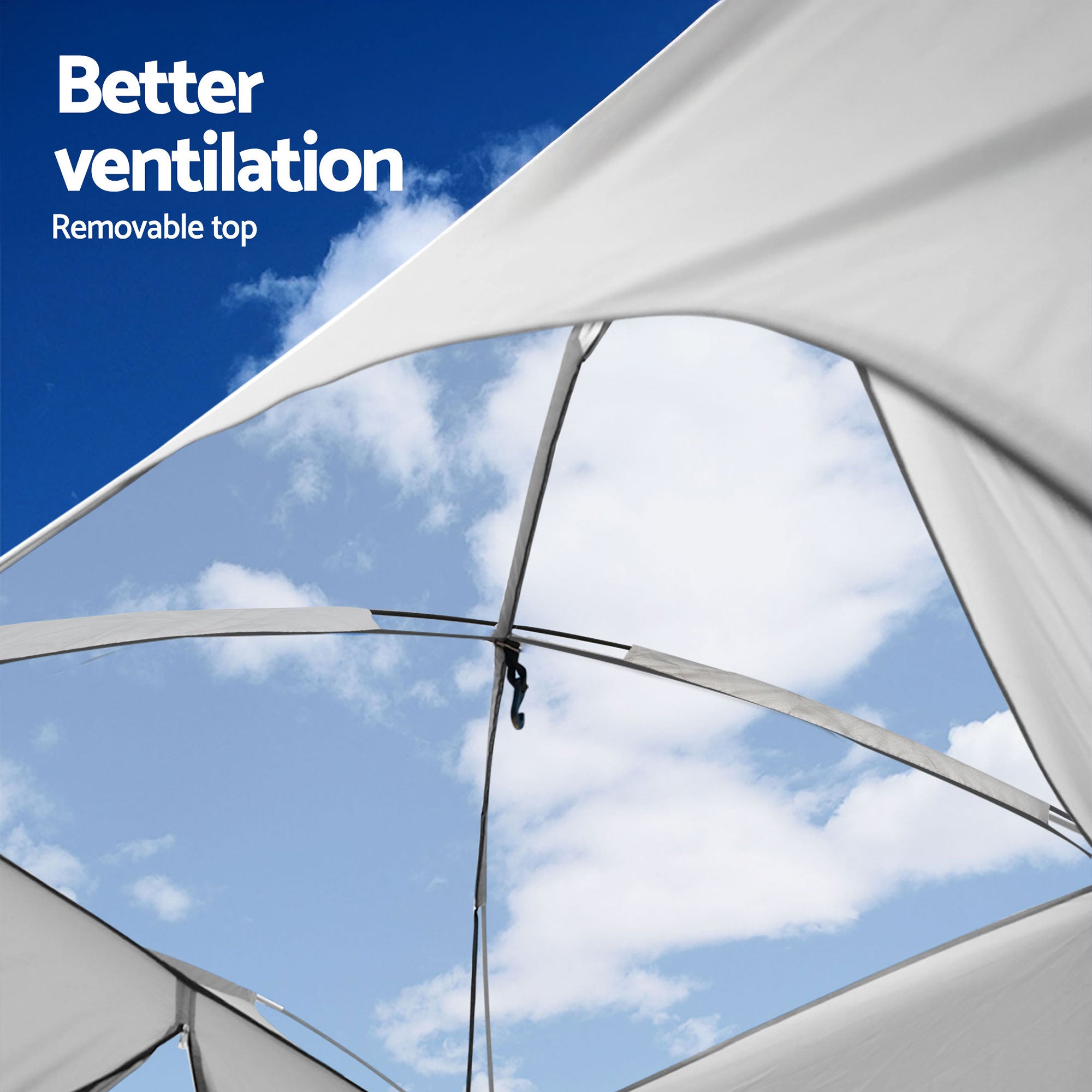 Weisshorn 22L Portable Camping Toilet Shower Tent Changing Room Outdoor Loo Set