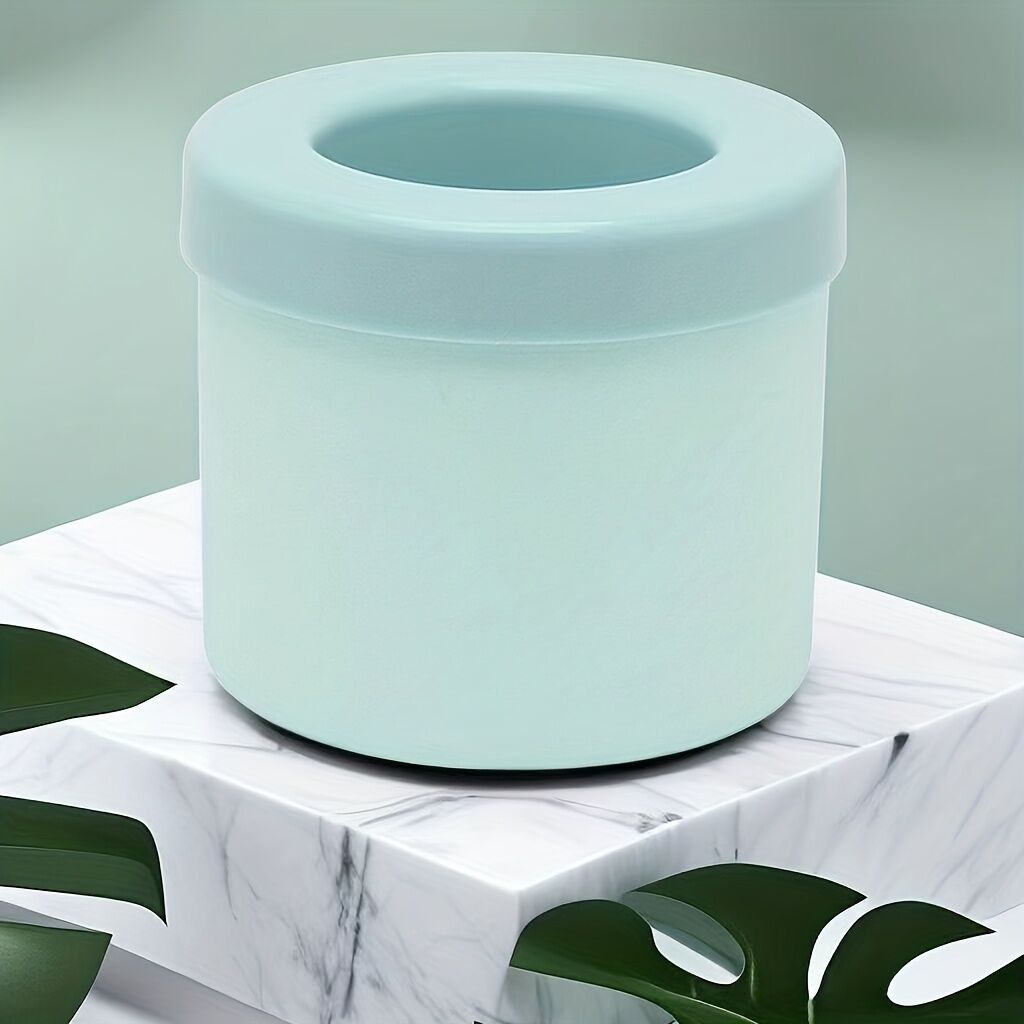 1 pc pink Silicone Ice Cube Cup – Freezable & Reusable Ice Maker, Perfect for Home, Bar, Pub, Club, and Outdoor Summer Drinks in Light Blue, Ideal for Cocktails and Fresh Fruit Infusions