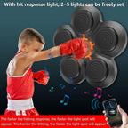 Smart Electric Boxing Trainer with Speaker, Black, Compatible with Smart Music Boxing Machine(Children）