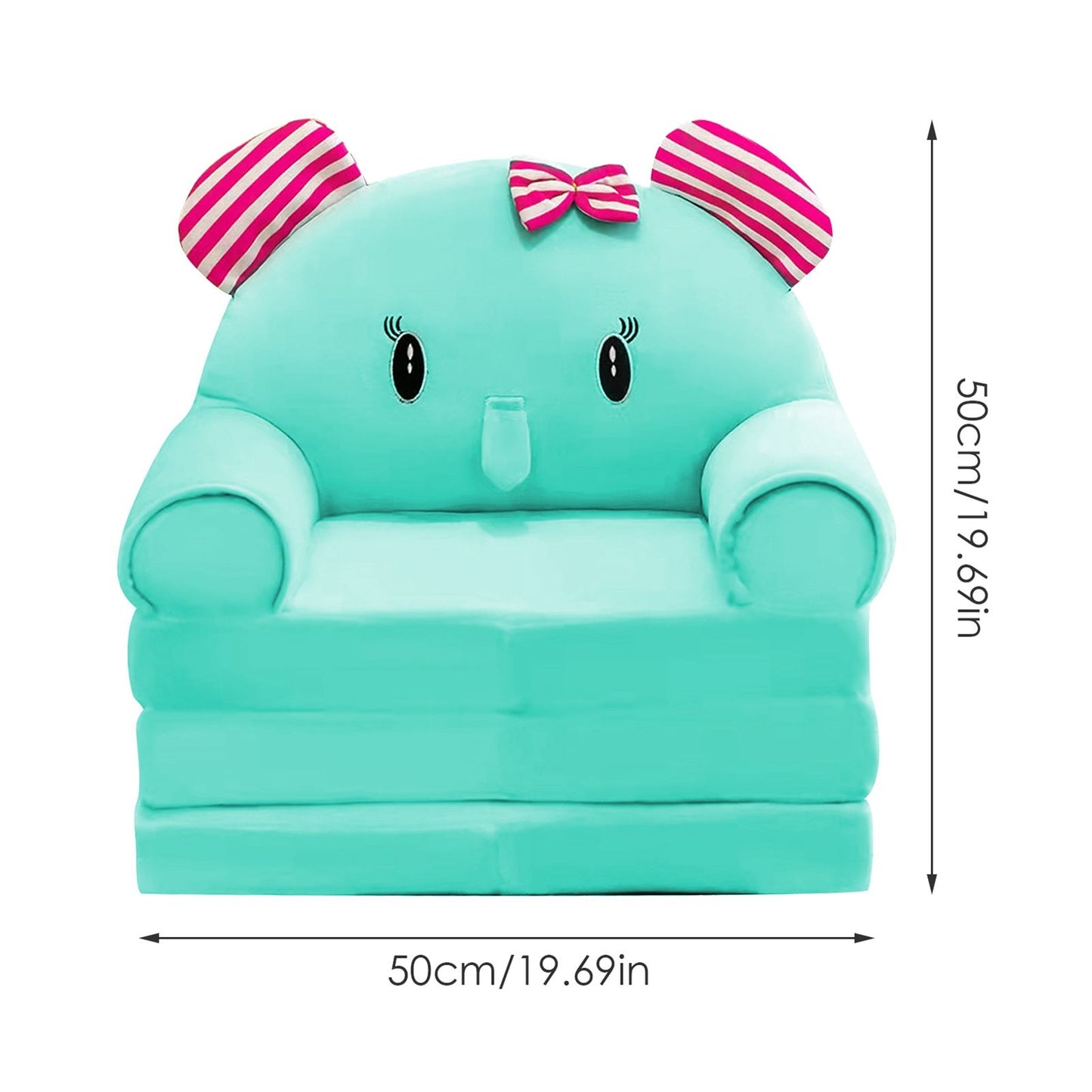 2 in 1 Foldable Sofa Cartoon Sofa for Kids