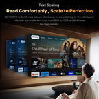 SKYWORTH 40" E5500H EyeCare Smart Google TV, 1080P FHD, HDR10 HLG, Find-My Remote, AI Picture Processing, Dolby Audio, Screen Casting, Bezel Less Design, Voice Control