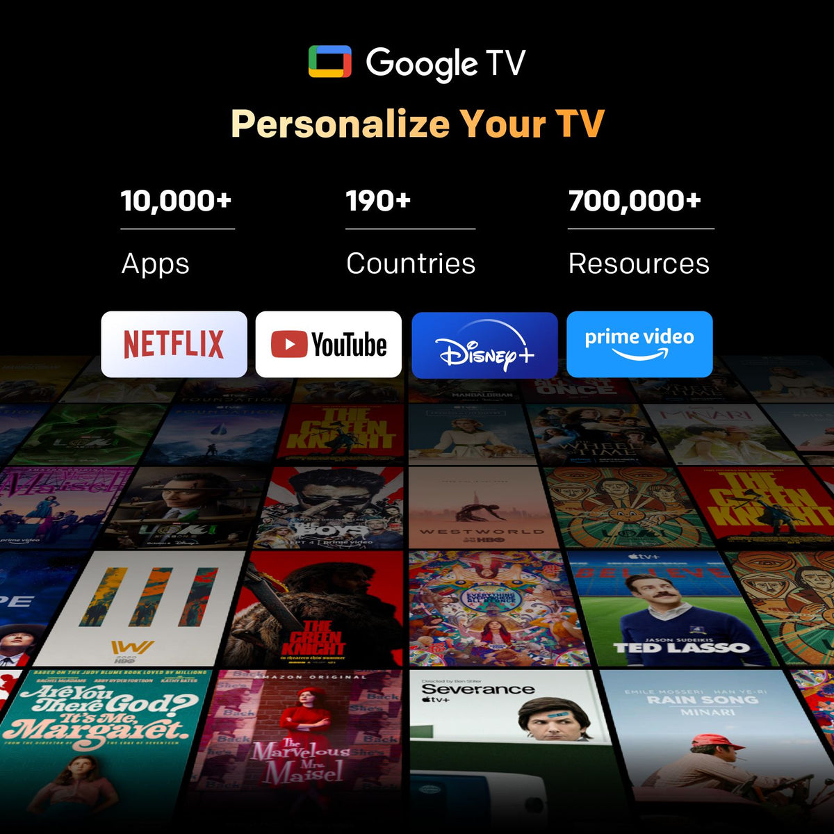 SKYWORTH 40" E5500H EyeCare Smart Google TV, 1080P FHD, HDR10 HLG, Find-My Remote, AI Picture Processing, Dolby Audio, Screen Casting, Bezel Less Design, Voice Control