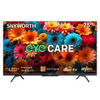SKYWORTH Q6600H 75" - QLED+ 4K Smart Google TV, Gen 5 Quantum Dot, 120Hz Refresh Rate, AI-Powered Picture, Dolby Audio DBX-tv Audio, Voice Control, Screen Casting, HDR, Eco-Friendly Design