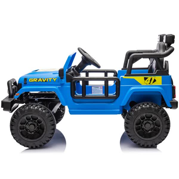 12V Gravity Kids Electric Ride On Car/Jeep – Blue