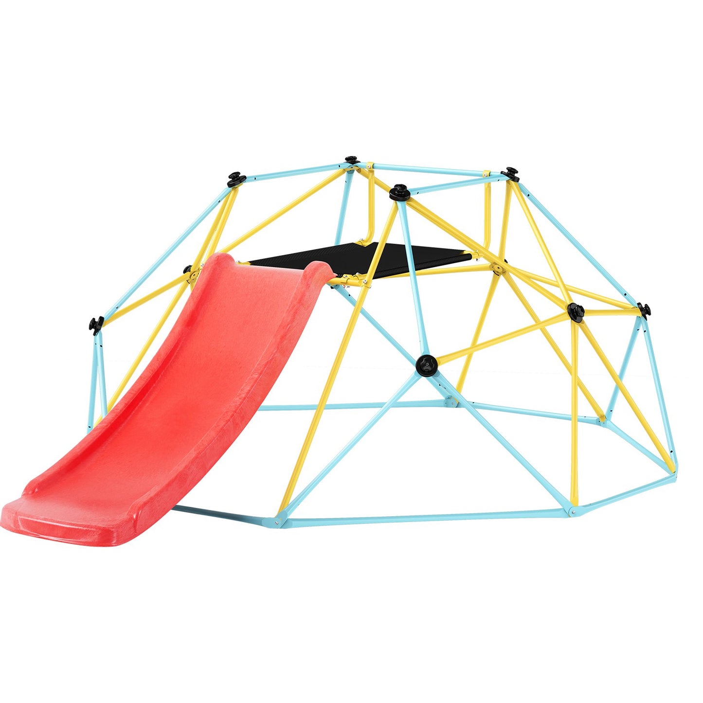 8FT Geometric Climbing Dome with Slide