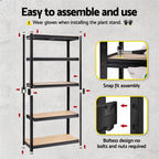 Giantz 2-Rack Garage Shelving 1.5X0.7m Warehouse Shelves Storage Rack Pallet Racking
